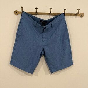 Travis Mathew Textured Blue Shorts